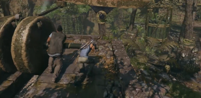 古墓丽影暗影过桥怎么过1