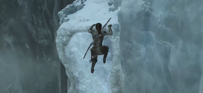 古墓丽影崛起爬冰墙怎么过1