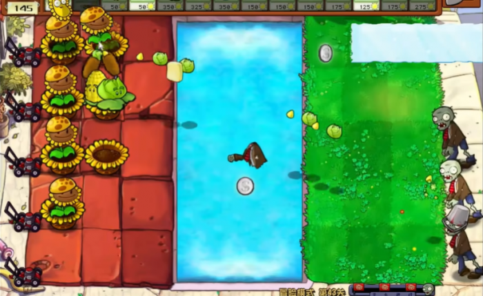 植物大战僵尸43关怎么过1