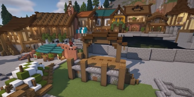 我的世界如何建造小镇2