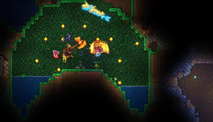 泰拉瑞亚1.4如何找附魔剑1