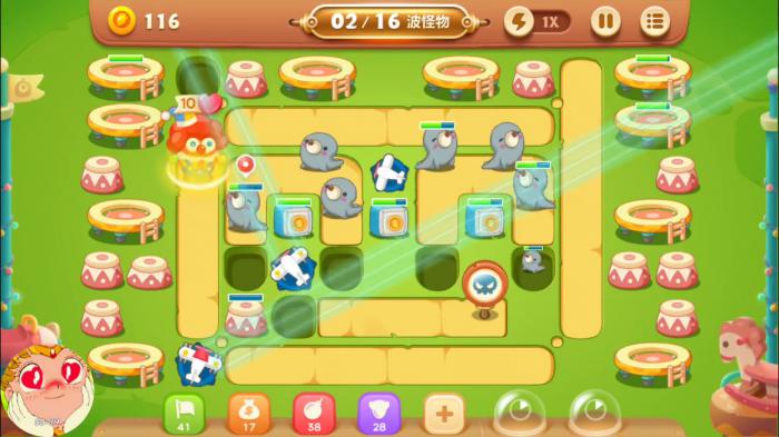 保卫萝卜3游乐场52怎么玩1