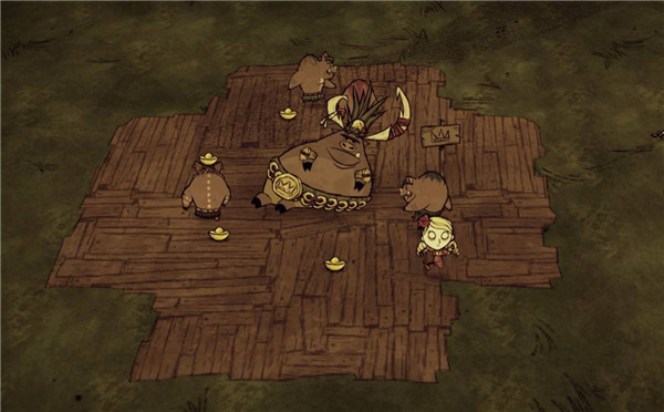 饥荒给猪王什么得的金矿多1