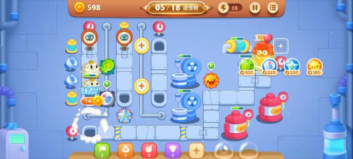 保卫萝卜3工厂第20关怎么打2