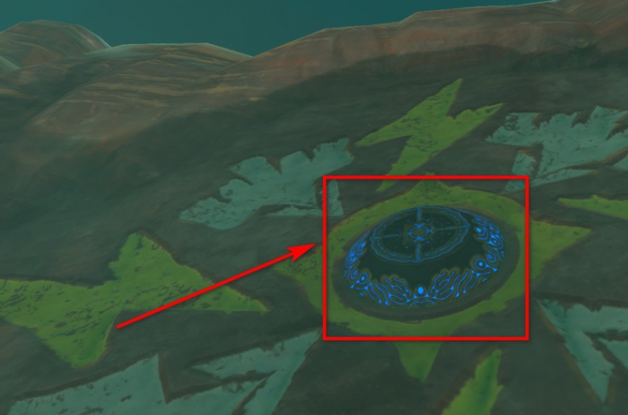 塞尔达传说旷野之息中神庙挑战之绝壁花纹的完成方法8