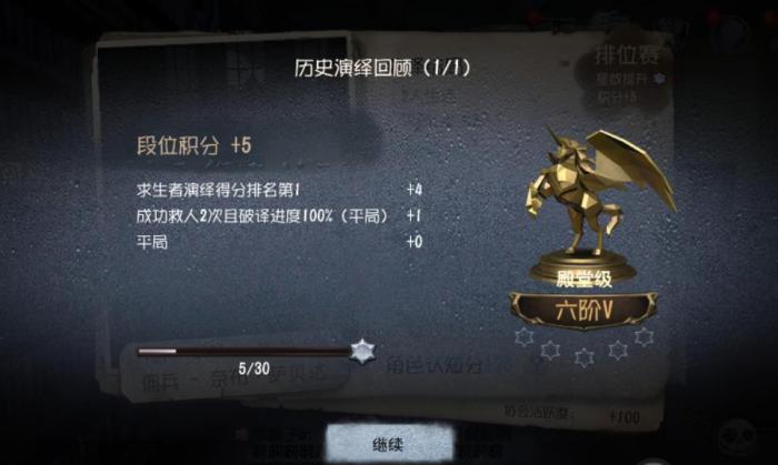 第五人格排位加分规则是什么2