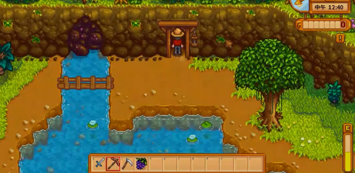 星露谷物语温泉旁的山洞怎么解锁2