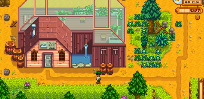 星露谷物语温泉旁的山洞怎么解锁3