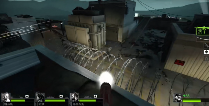 求生之路2毫不留情屋顶怎么过1