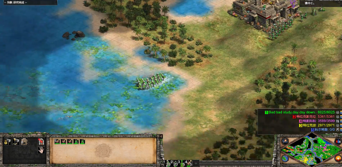 帝国时代2蒙特苏马第四关怎么打1