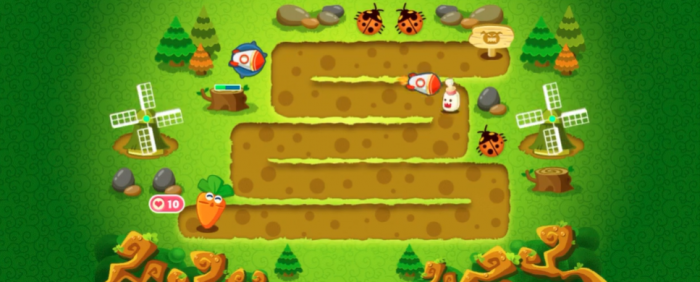 保卫萝卜丛林11关怎么过1