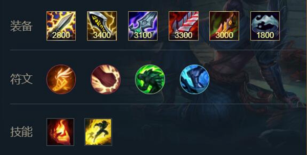 英雄联盟手游亚索出什么装备强2