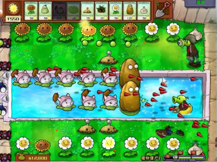 植物大战僵尸哪些植物可以种在水上2