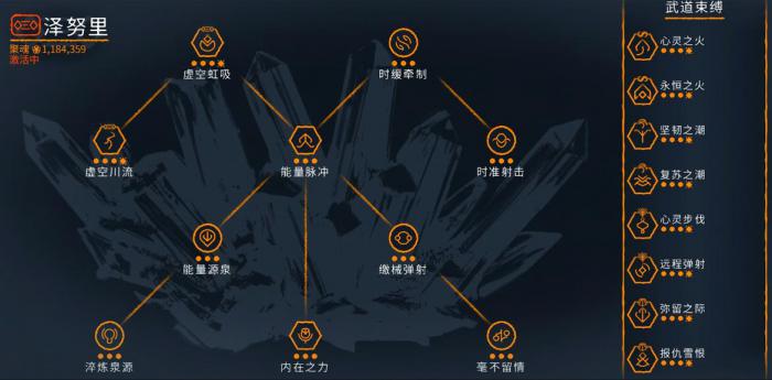 星际战甲专精泽努里有什么用1