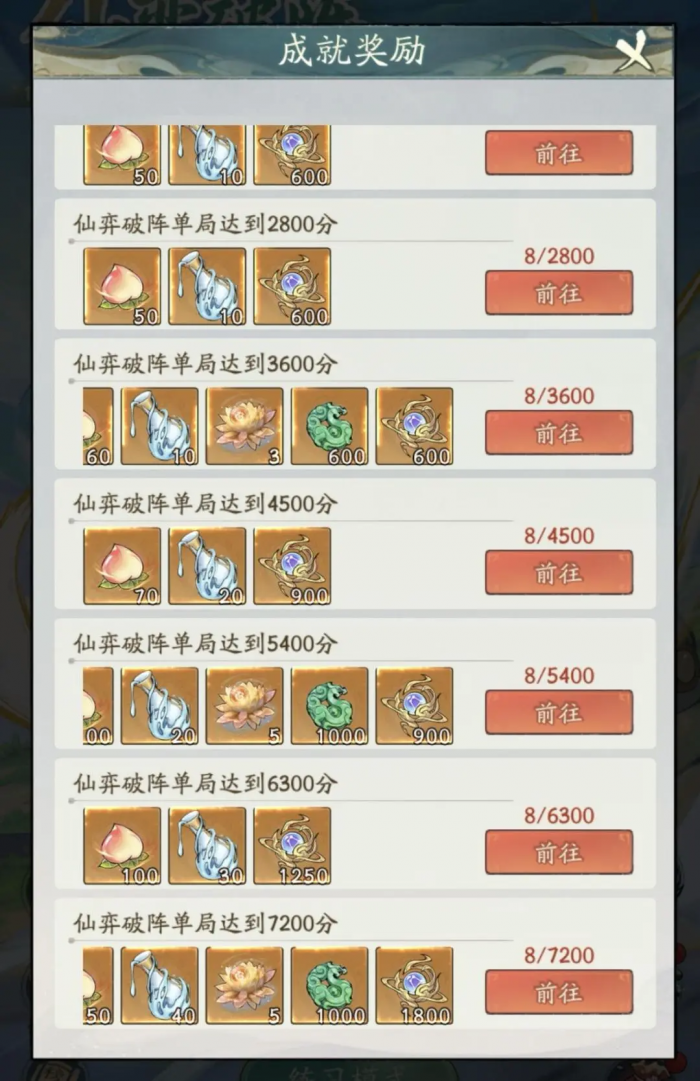 寻道大千仙弈破阵活动全攻略4