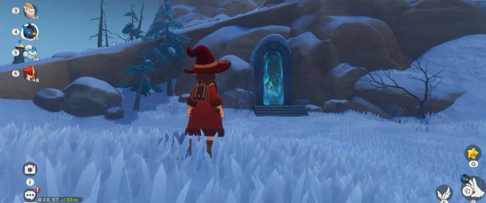 洛克王国世界星霜崖地跑图攻略2