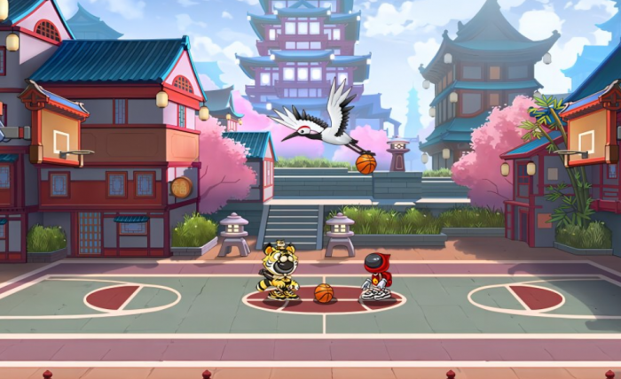 灌篮军团二人空中飞怎么玩1