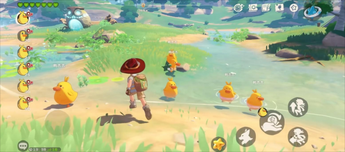 洛克王国世界鸭吉吉全形态展示1