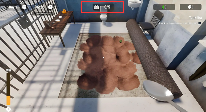 越狱模拟器背包怎么打开1