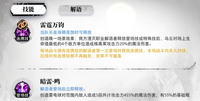 光隙解语阵容搭配推荐5