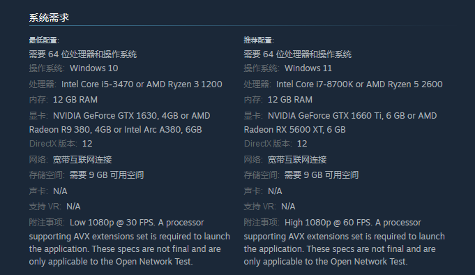 索尼克赛车交叉世界配置要求一览2