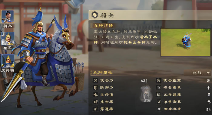 偃武骑兵队体系讲解1