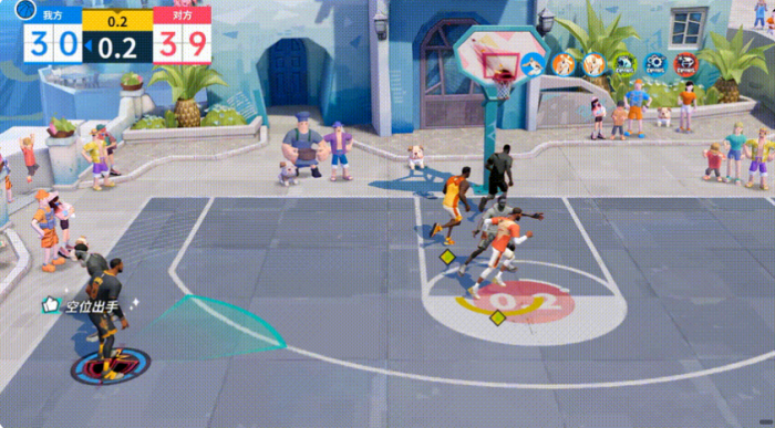 全明星街球派对詹姆斯怎么打5