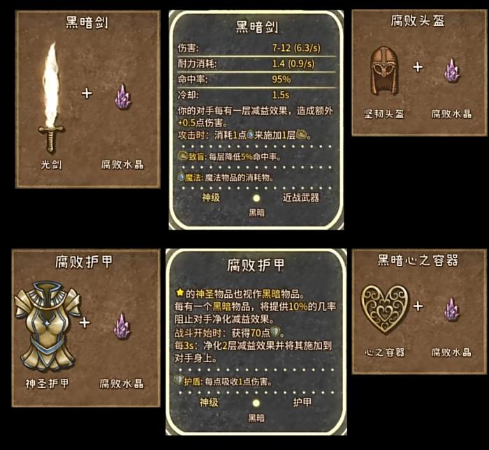 背包乱斗合成表一览1