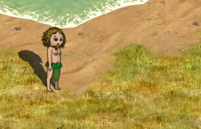 村落人生竹篮合成材料介绍1