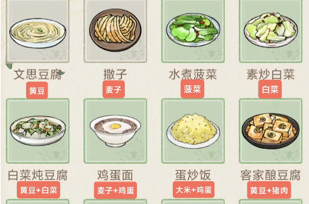 华夏千秋菜谱选择指南2