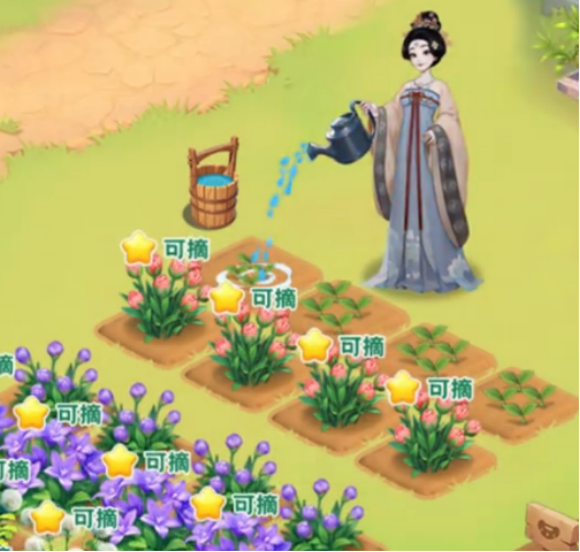 我的花园世界送花怎么送1