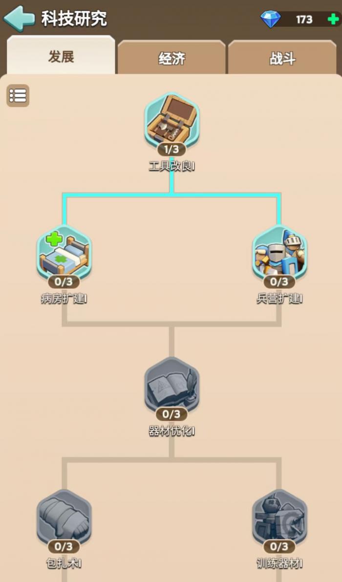 奔奔王国科技树怎么点3