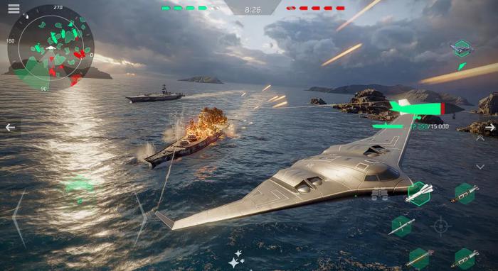 现代战舰手游轰炸机有哪些1