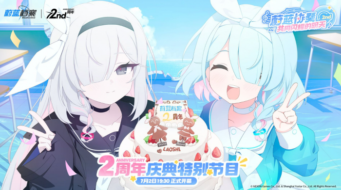 蔚蓝档案二周年活动介绍1