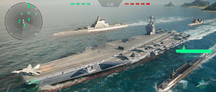 现代战舰台风号航母讲解1