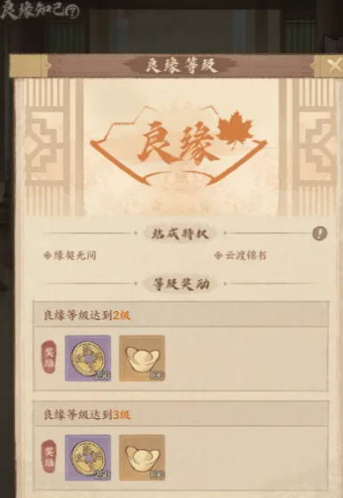 这城有良田良缘知己玩法介绍4