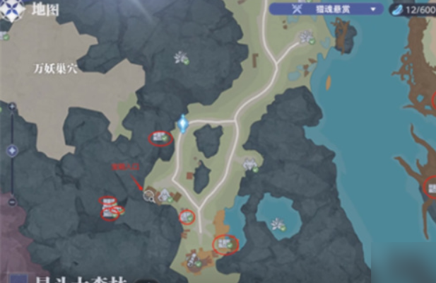 斗罗大陆猎魂世界星斗大森林宝箱位置1