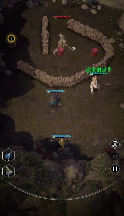 地下城堡4烽火高地怎么过1