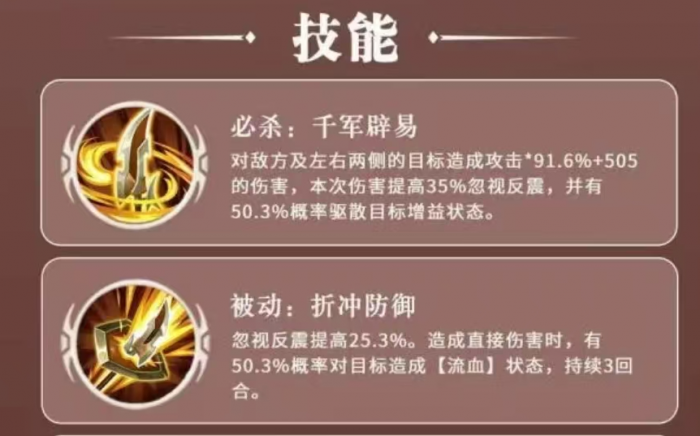 三国志异闻录马超阵容推荐2