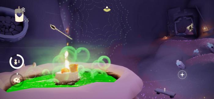 如何正确操作光遇游戏中的返老还童药水1