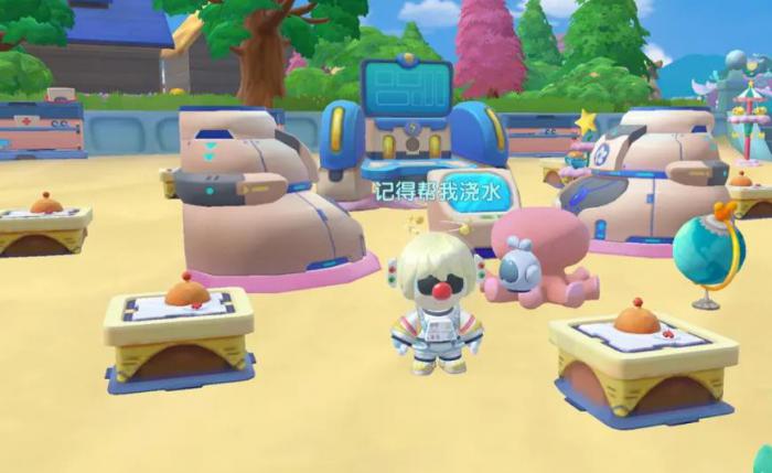 摩尔庄园透明秋千如何放双层1