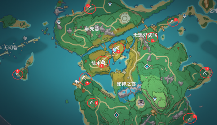 原神中的6个机关点亮有什么道具要求1