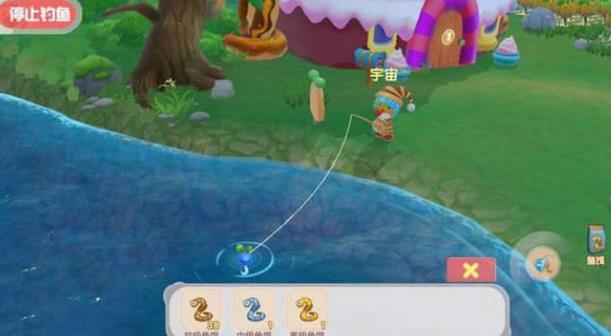 摩尔庄园中如何有效地抓捕新鱼类1