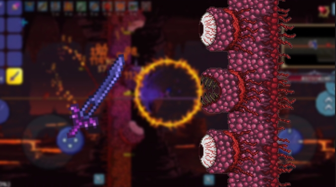 泰拉瑞亚打肉山用什么武器1