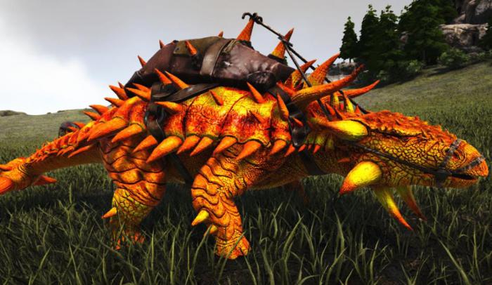 方舟生存进化如何驯服甲龙2