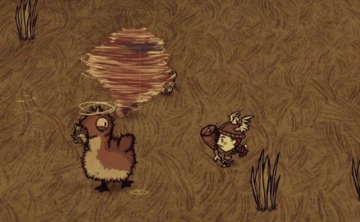 饥荒联机版怎么打麋鹿鹅幼崽2