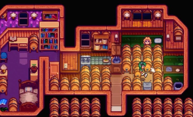 星露谷物语如何卡柱村民的进出2