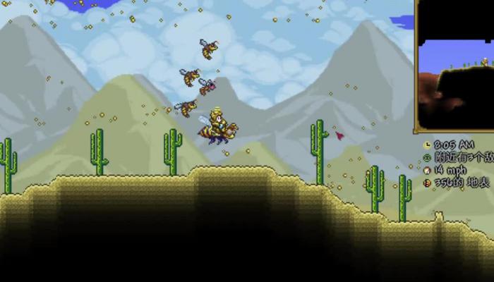 泰拉瑞亚沙尘暴事件怎么触发1