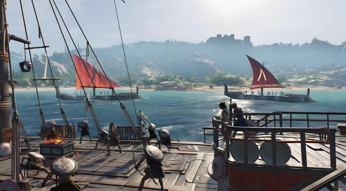 刺客信条奥德赛怎么打海战_刺客信条奥德赛海战技巧