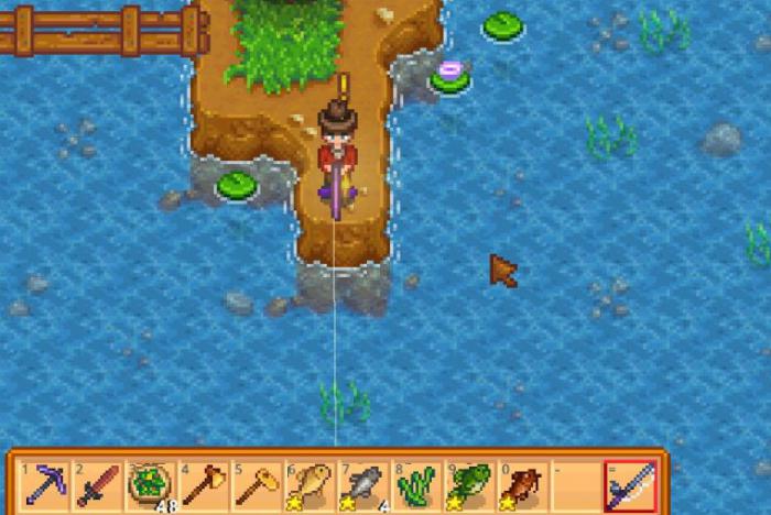 星露谷物语中太阳鱼在哪里钓1